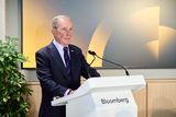 thumbnail: Michael Bloomberg speaking in Dublin on Monday. Photo: Dean O'Brien