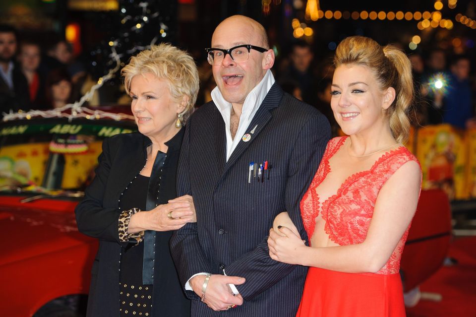 Julie Walters, Harry Hill and Sheridan Smith arriving at the world premiere of The Harry Hill Movie (Dominic Lipinski/PA)