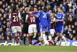 thumbnail: Chelsea's Nemanja Matic, centre, was incensed by Ashley Barnes' challenge