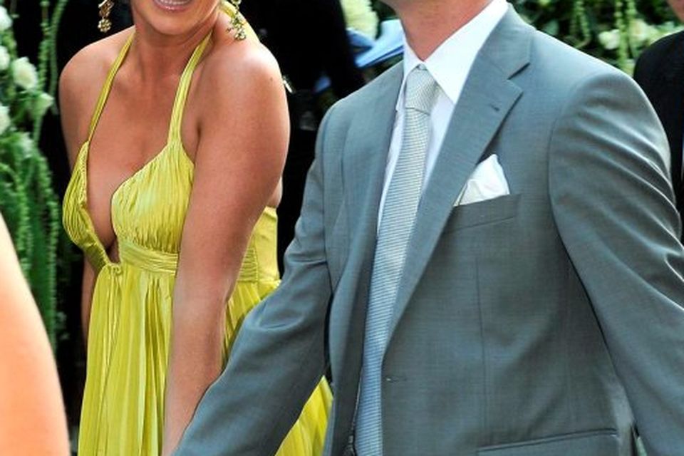 Pippa O'Connor, Brian Ormond at Robbie and Claudine Keane's wedding in 2008