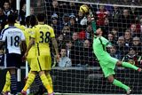 thumbnail: Tottenham's Christian Eriksen scores a free kick past West Brom's Ben Foster for the opening goal of the match