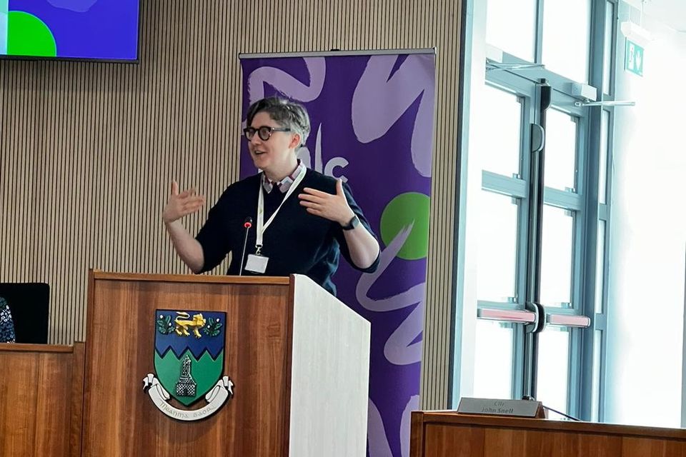 Councillor Grace McManus in the Wicklow Council Chambers.