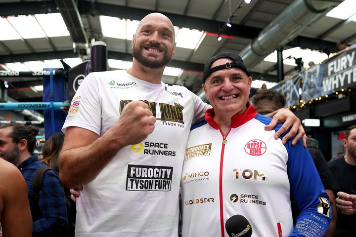 ‘If he turns up, great, and if he doesn’t, also great' – Tyson Fury unsure if dad John will attend his comeback fight