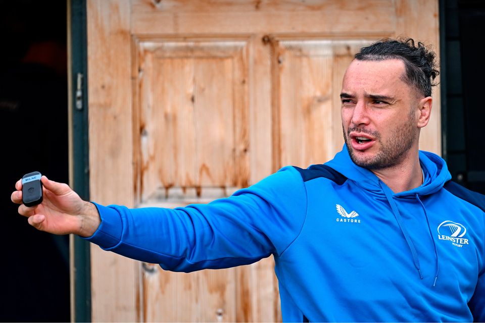 James Lowe during Leinster training at UCD. Photo: Piaras Ó Mídheach/Sportsfile