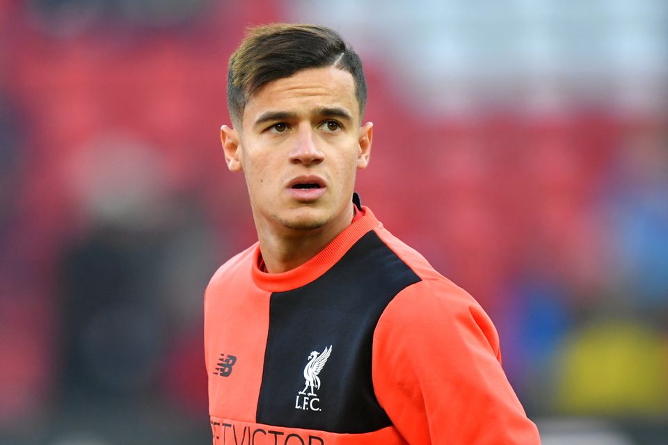 Philippe Coutinho has returned to Liverpool's Melwood training ground after playing for Brazil