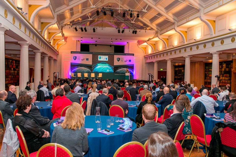 Attendees at the Dublin Info Sec 2016 Conference in the RDS.