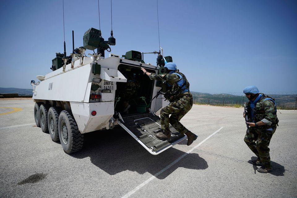 Eight Israeli soldiers shot dead near Irish peacekeepers’ base in Lebanon as Defence Forces acknowledge ‘very challenging environment’