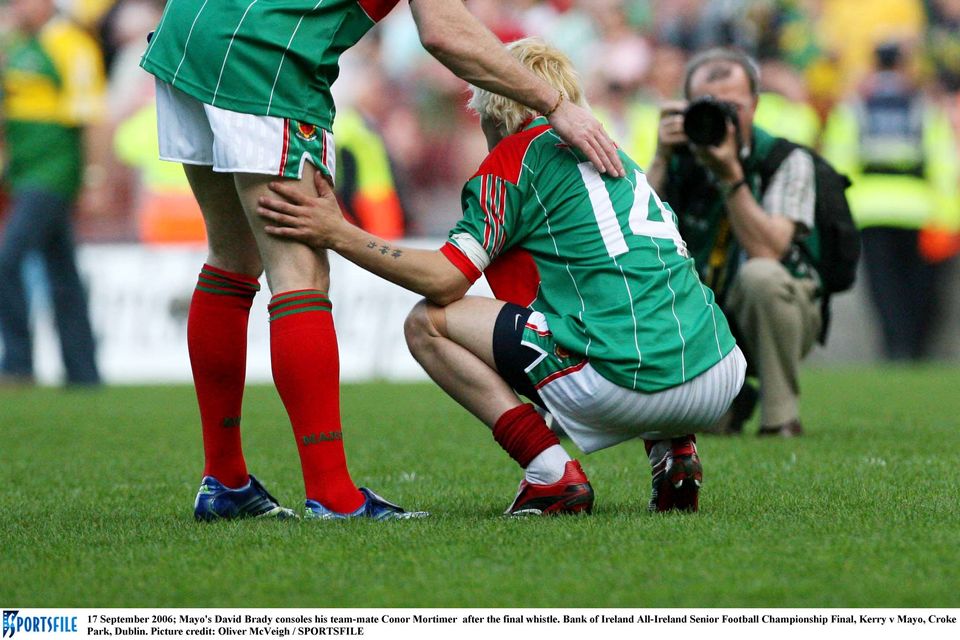 From a psychological point of view for Mayo, it's probably better that it's  Tyrone rather than Kerry'