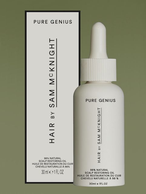 Hair by Sam McKnight Pure Genius Natural Scalp Restoring Oil, €42, sammcknight.com