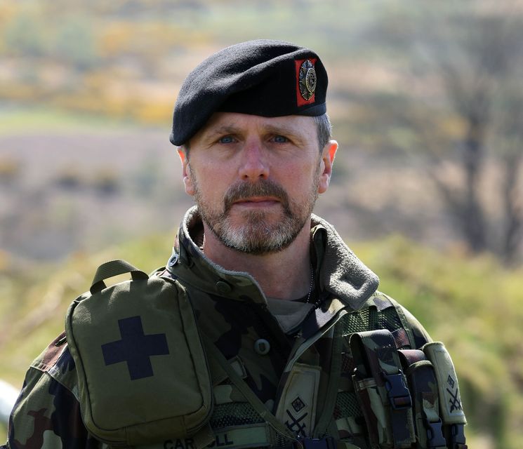 Lieutenant Colonel Damian Carroll. Photo: Colin Keegan/Collins
