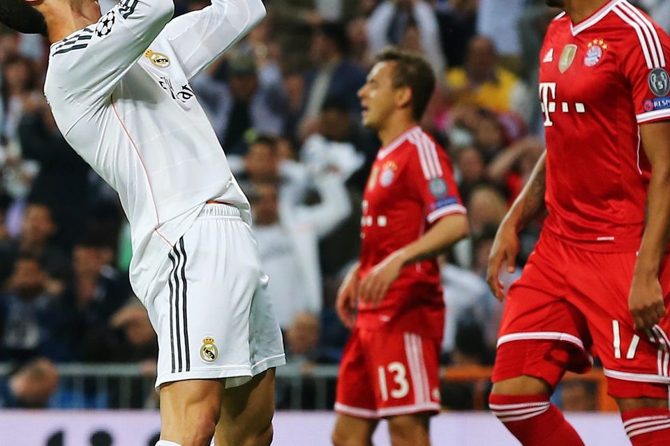 Real Madrid grabs advantage in first-leg of Champions League