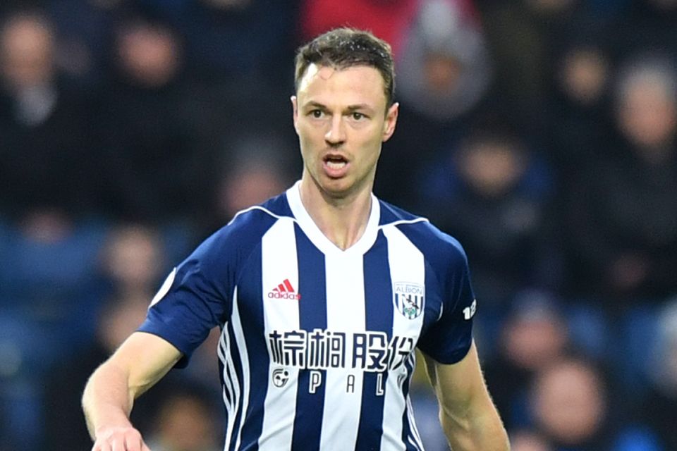 Jonny Evans joined West Brom from Manchester United in 2015