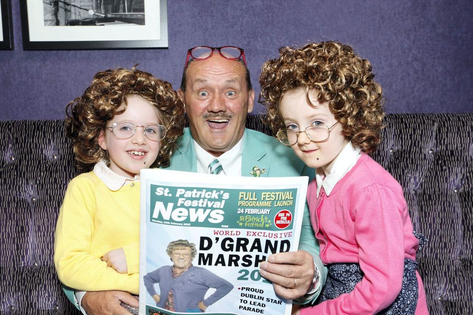 Brendan O'Carroll has been selected as this years Grand Marshal of the 2015 St. Patricks Festival Parade