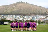 thumbnail: Munster players in huddle during a squad training session at Hamilton RFC in Cape Town, South Africa. Photo by Sportsfile