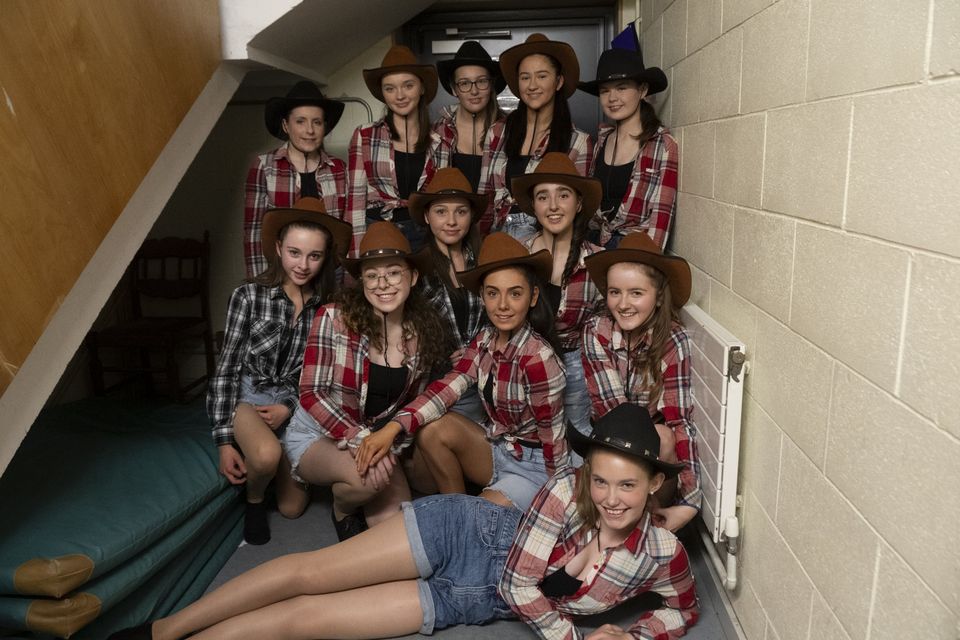 Sinead O'Brien Dance School performers in 'On with the Show' at the Tramway Theatre, Blessington