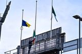 thumbnail: Groundsman Eugene Griffin prepares to fly the Irish tricolour before the Allianz Hurling League Division 1 semi-final at TUS Gaelic Grounds in Limerick. Photo by Piaras Ó Mídheach/Sportsfile