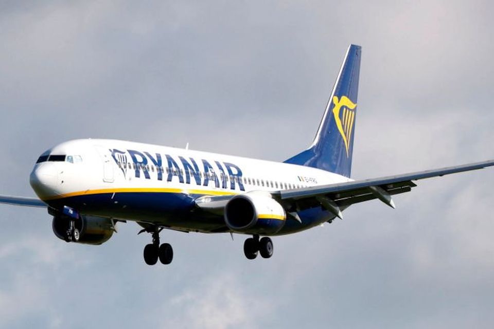 Ryanair flight. Photo: Niall Carson