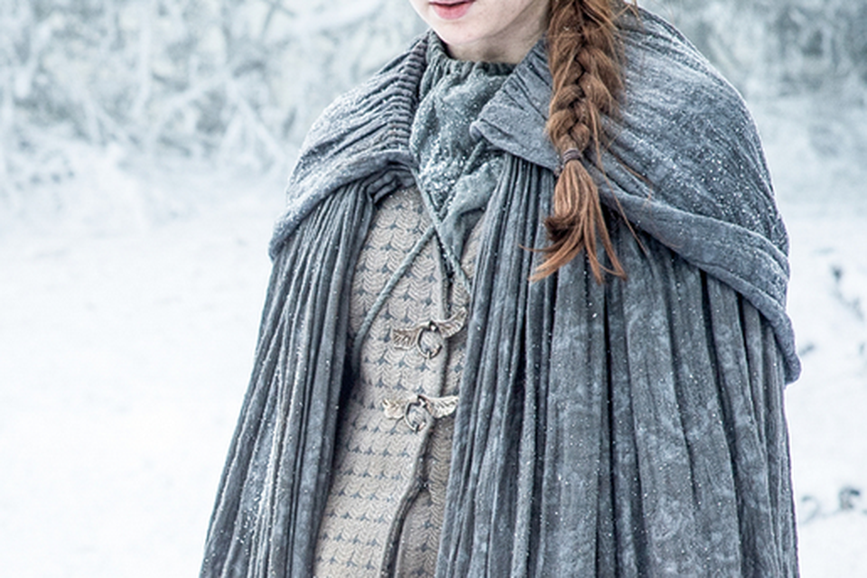 Sophie Turner as Sansa Stark. Photo: Helen Sloan/HBO