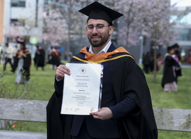 Palestinian tech student tops class at Dublin university after creating AI-powered sustainability app