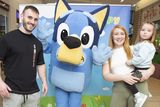 thumbnail: Dylan, Anna and May Coady with Bluey at the Bridgewater Shopping Centre in Arklow. Photo: Michael Kelly
