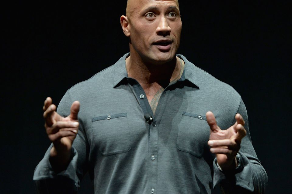 Dwayne 'The Rock' Johnson has lashed out at his male Fast 8 co-stars. (Photo by Alberto E. Rodriguez/Getty Images for CinemaCon)