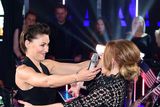 thumbnail: Presenter Emma Willis (left) greets Natasha Hamilton as she arrives at the start of the latest series of Celebrity Big Brother at Elstree Studios, Borehamwood.