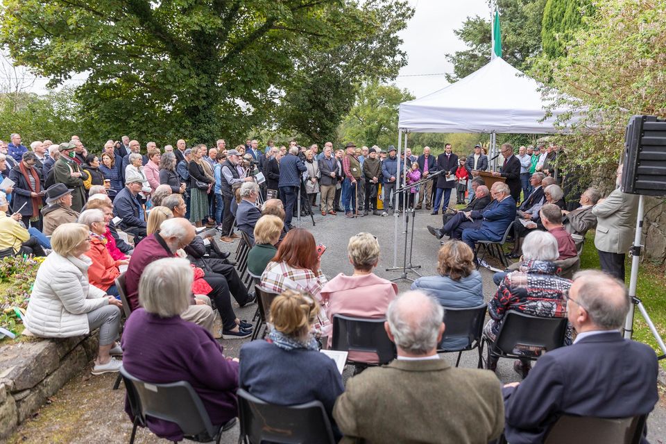 Attendance at the unveiling of the Sligo Nobel Six memorial.