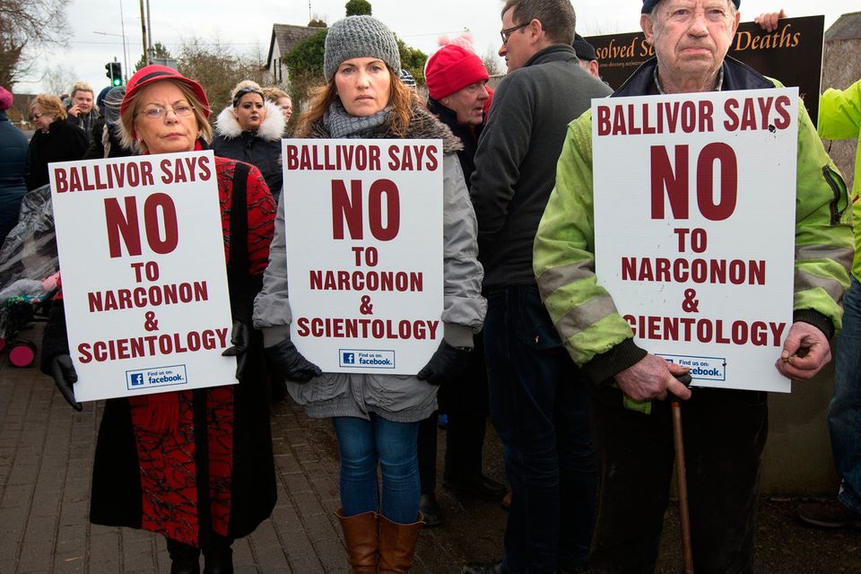 Scientology protest on the way back, I told them they neede…