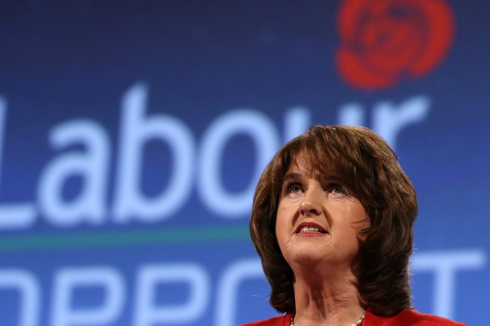 Tanaiste and Leader of the Labour Party Joan Burton pictured during her opening address at  the start of the Labour Party national Conference in the INEC at  Gleneagle Hotel in Killarney on Friday (Picture Credit: Frank Mc Grath)
