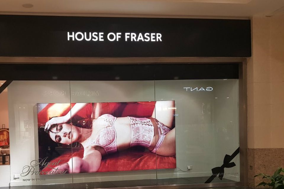 It borders on soft porn' - parents call for removal of 'provocative'  lingerie display in Dublin shopping centre