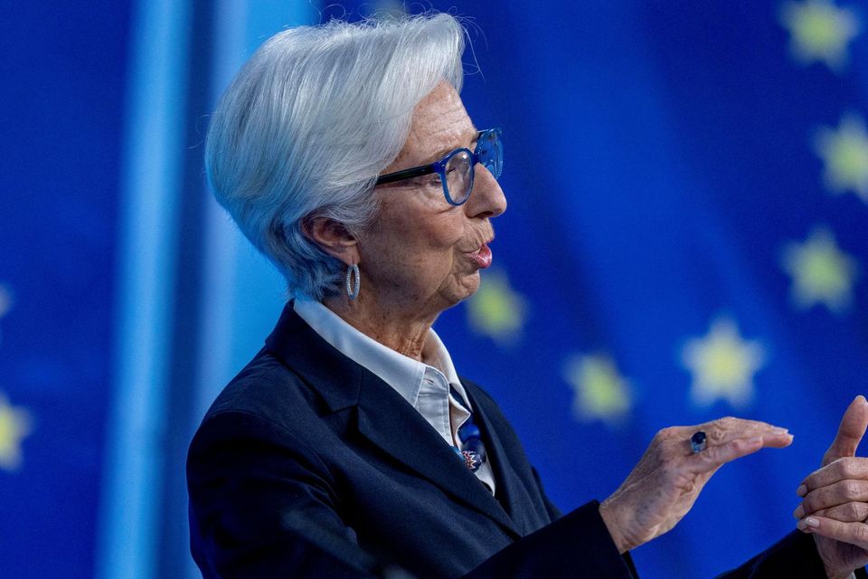 European Central Bank president Christine Lagarde. Photo: Michael Probst/Pool via Reuters
