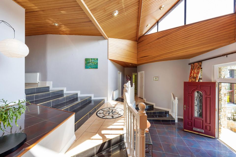 The entrance hallway of Tearmann, Tara Hill, Gorey, Co Wexford
