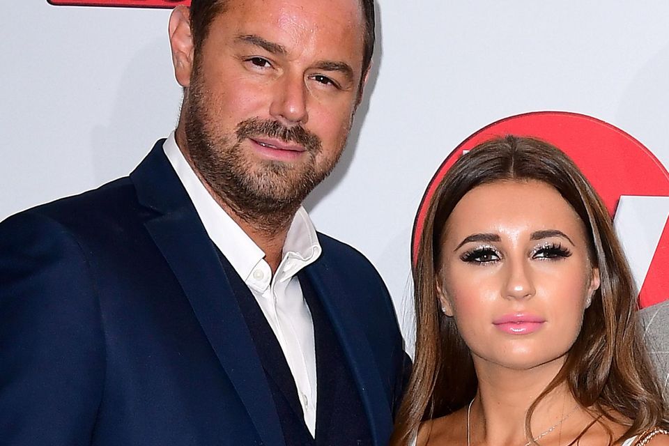 Dani Dyer with her father (PA)