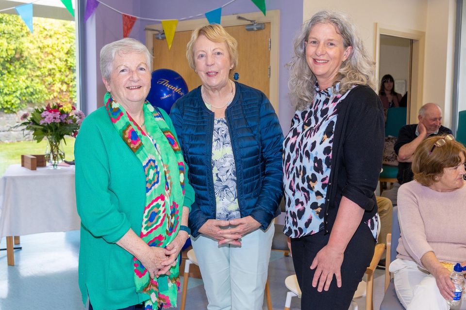 Noreen Queally, Maureen Walsh and Mary McMahon at the Ard Chúram’s celebration of its volunteers. Photos by John Kelliher