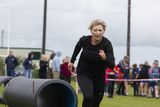 thumbnail: 07/05/2023. Pictured at Gusserane Fittest Family is Ava Murphy on the obstacle course. Photograph: Patrick Browne