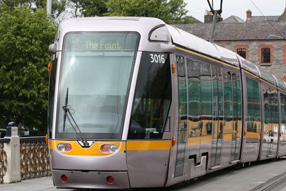 A Luas had to be used to transport the injured woman