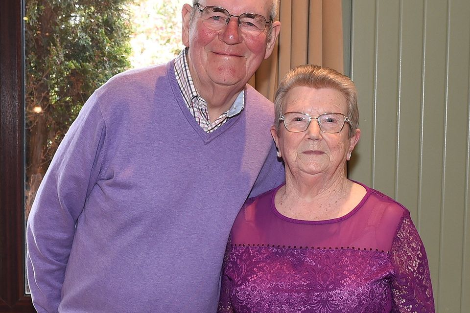 Phil and Mona Carroll at the Heeney family reunion in The Glenside Hotel. Photo: Colin Bell Photography
