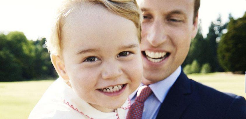 Kensington Palace released this photo of Prince George before his second birthday