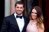 thumbnail: Rugby star Rob Kearney and Susie Amy at Gordon D'Arcy and Aoife Cogan's wedding in 2012