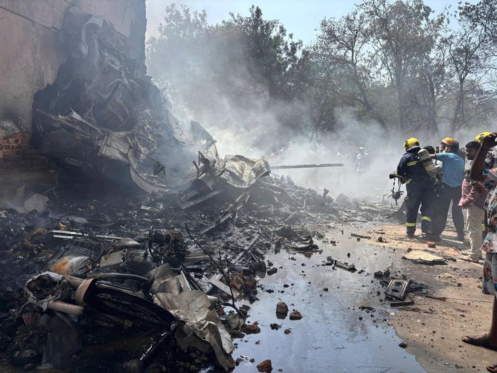 London-bound Air India plane crashes at India's Ahmedabad airport, 53 British nationals on board