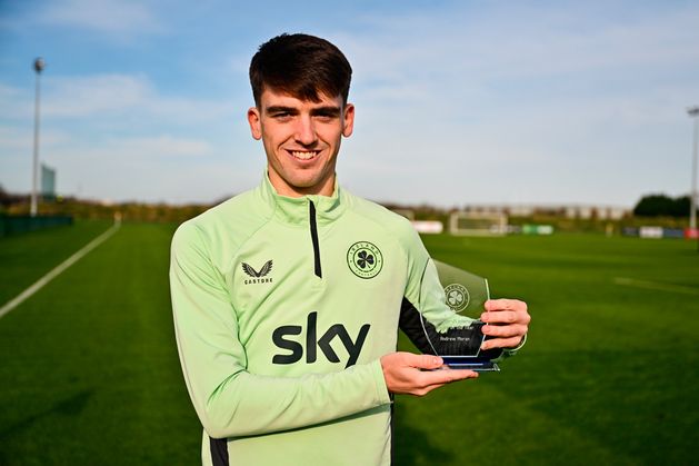 Andrew Moran wins Ireland U-21 Player of the Year award