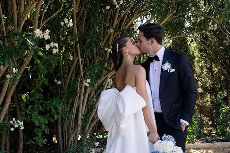 Joey Carbery and wife Robyn Flanagan. Photo: @robynflanagan1