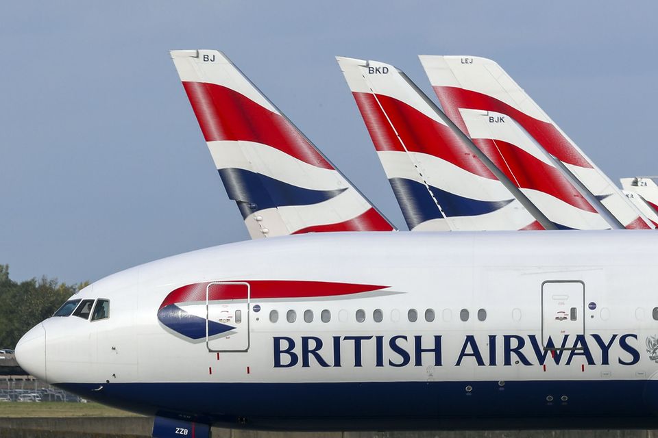 British Airways flights from Heathrow to Doha and Dubai on Sunday have been cancelled (Steve Parsons/PA)