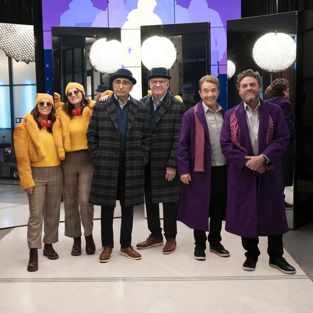 The fourth season went meta with a Hollywood production that cast Eva Longoria, Eugene Levy and Zach Galifianakis as Mabel, Charles and Oliver. Photo: Disney+