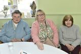 thumbnail: Peg Kelly, Marion Doyle and Peggy Cahill pictured at the fundraiser for Wicklow Dementia Support and The Alzheimers Society of Ireland in Carnew Community Care, Carnew on Thursday. Pic: Jim Campbell