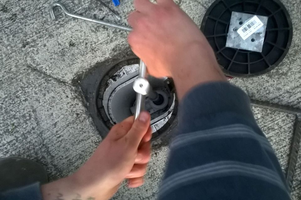 'Meter Fairy' before he smashes up meters with a sledgehammer .