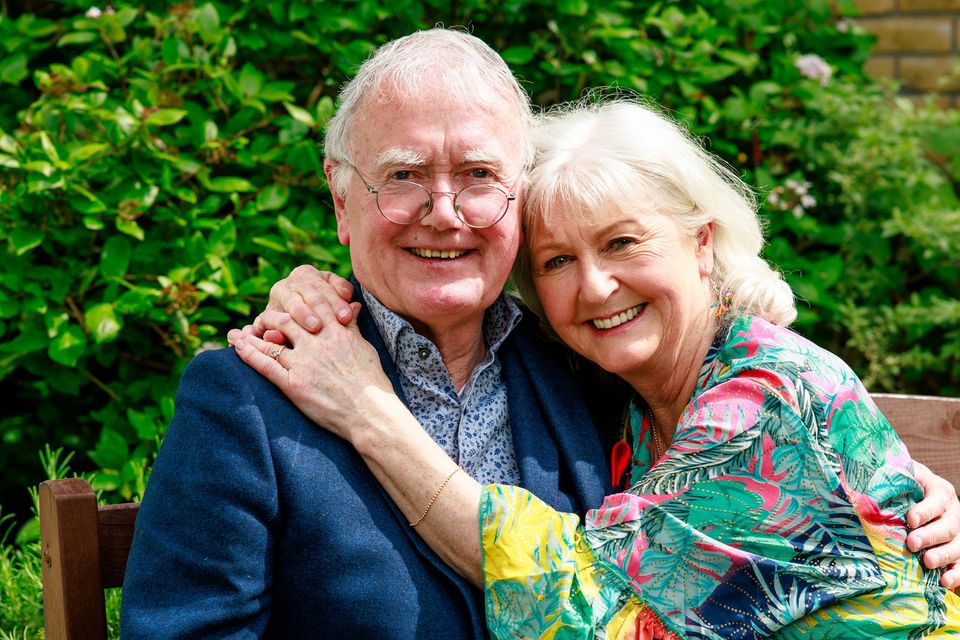 'Fair City' stars and partners in life Bryan Murray and Úna Crawford O'Brien. Photo: Mark Condren