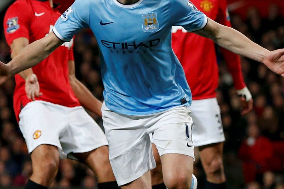 Manchester United 0 Manchester City 3: Edin Dzeko says City showed