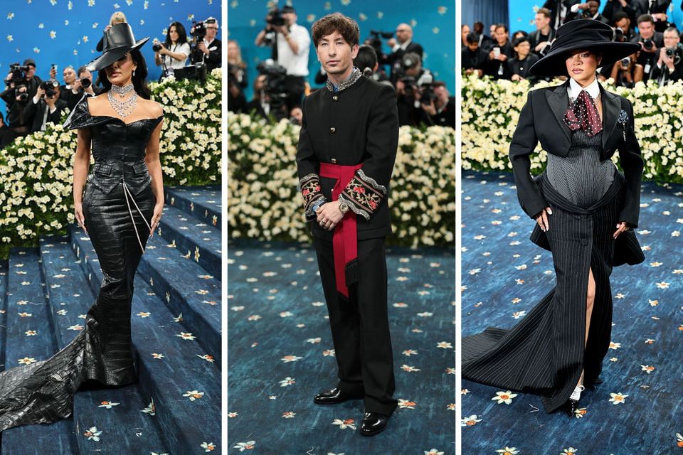 Kim Kardashian, Barry Keoghan, Rihanna at the Met Gala 2025