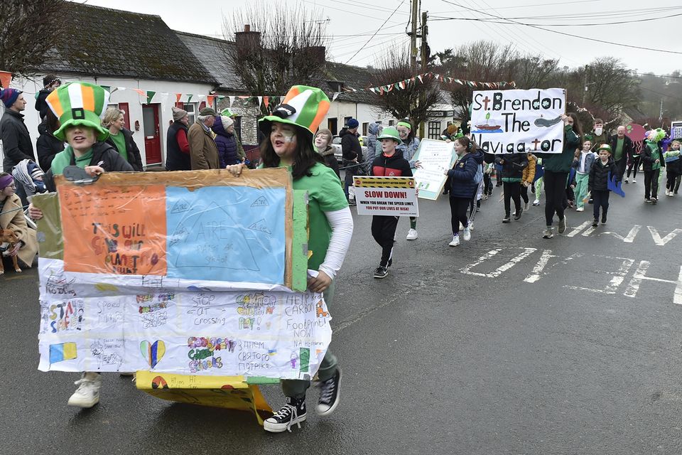 St Patrick's Day parade in Coolgreany.